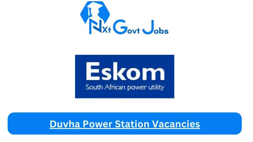 New x1 Duvha Power Station Vacancies 2024 | Apply Now @www.eskom.co.za for Snr Engineer Prof, Snr Advisor Occupational Hygiene Jobs